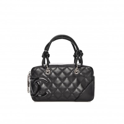 CHANEL CAMBON BOWLER BAG QUILTED LEATHER SMALL A29792 (21*12*9cm)